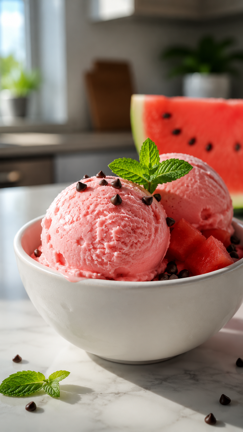 Kremalı Karpuzlu Dondurma🍉🍯🍦