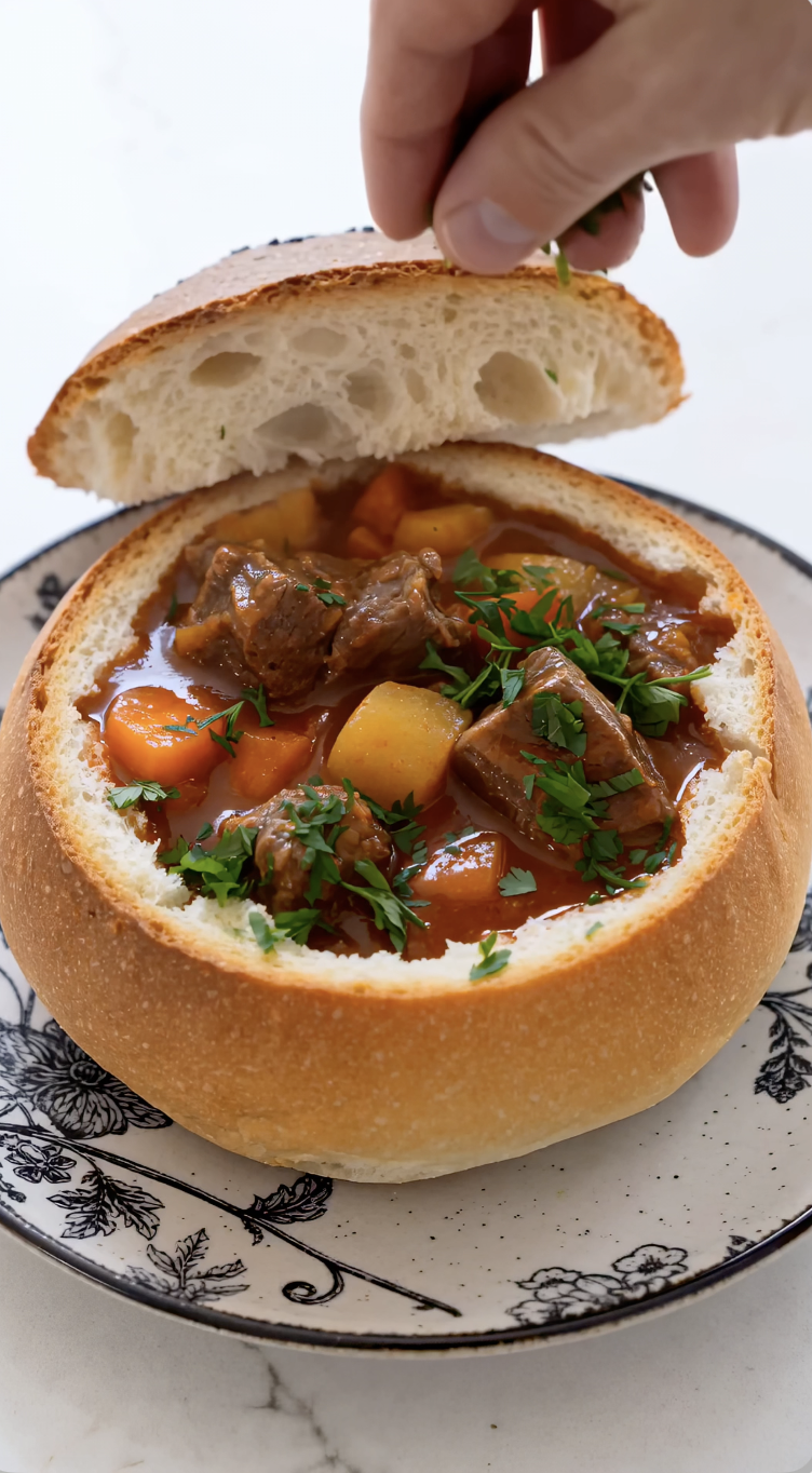 Ekmek Kasesinde Dana Yahni 